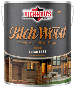 80 Rich Wood Exterior Semi-Transparent Stain