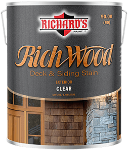 90 Rich Wood Exterior Clear Wood Finish