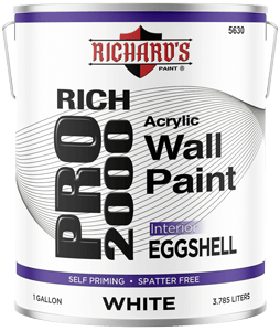 5630.0 Rich Pro 2000 Interior Latex Eggshell Wall Paint
