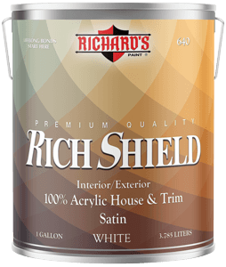 Rich Shield Exterior Acrylic Satin House Paint