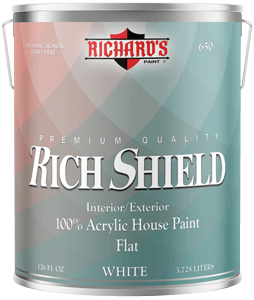 Rich Shield Exterior Acrylic Flat House Paint